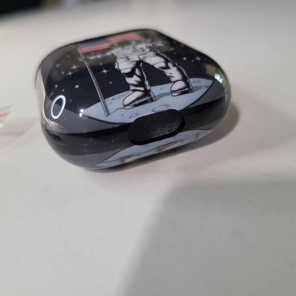 Airpods Case Cover Space‎ Apollo Pattern Basic Plastic Headphones - Picture 3 of 7